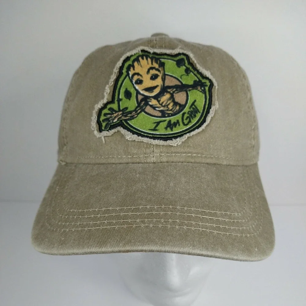 Disney Parks Marvel Guardians Of The Galaxy I AM GROOT Baseball Cap Hat Adult